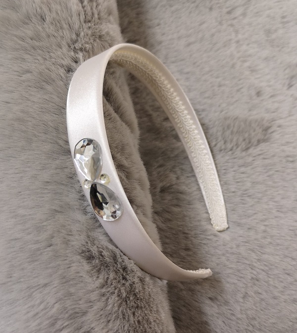 Hovedbilde Hårbøyler hvit 