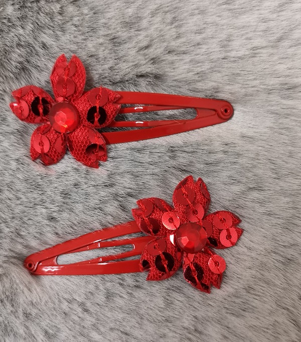 Hovedbilde Hårspenne med perle /paljetter 