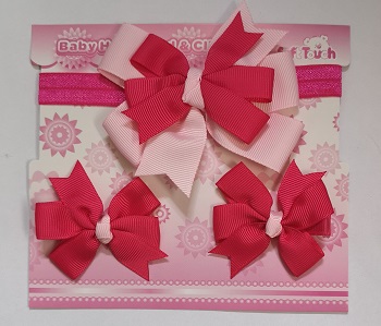 Hovedbilde Sett med hodebånd og hårspenner  