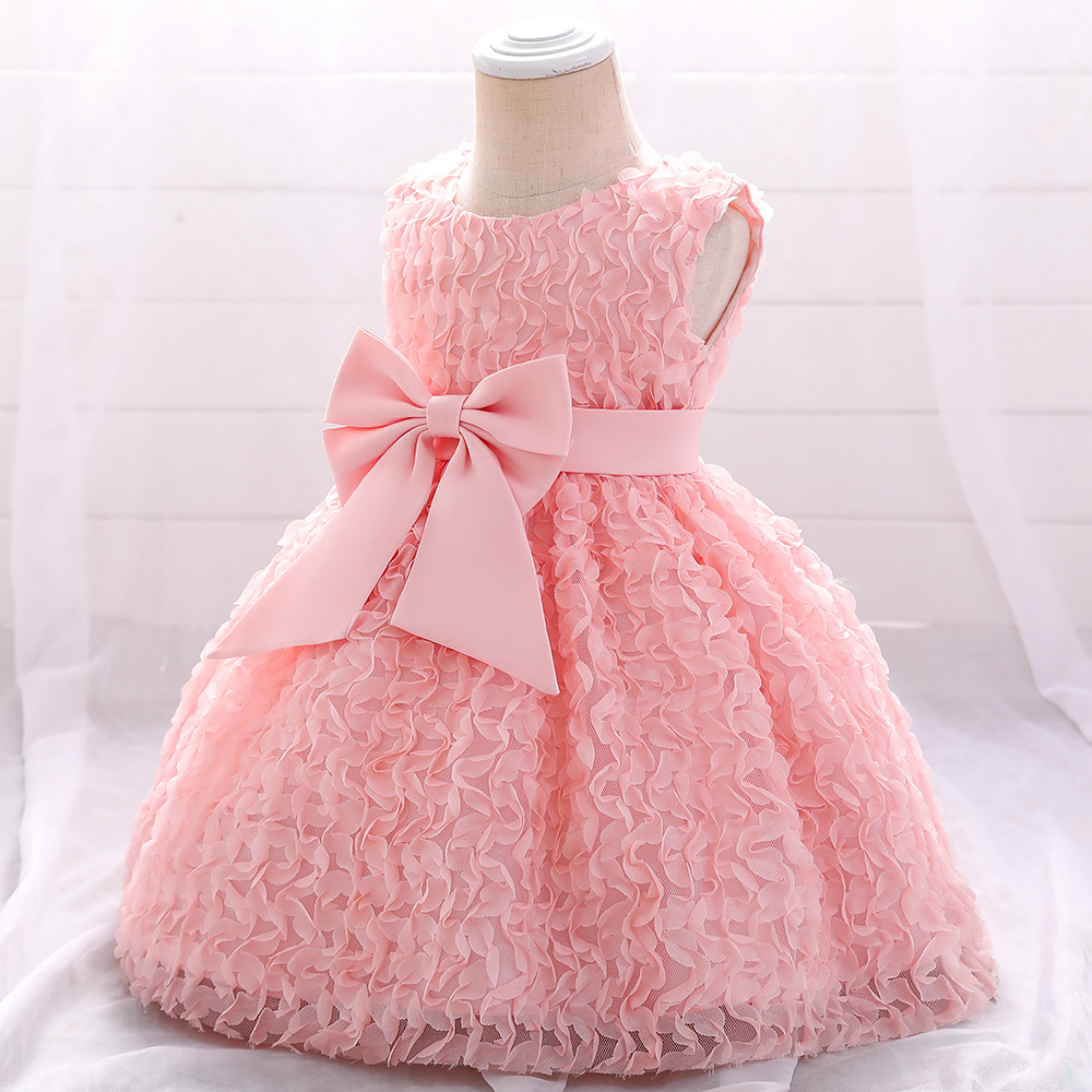 Hovedbilde Rosa kjole med sløyfe 