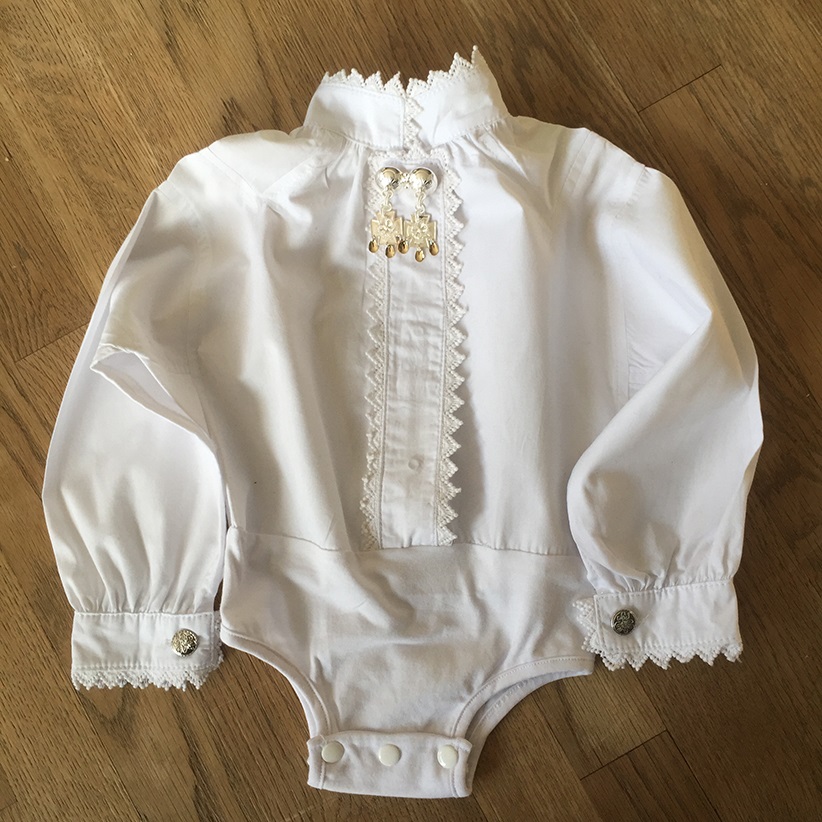 Hovedbilde Lasse babydrakt  Grå