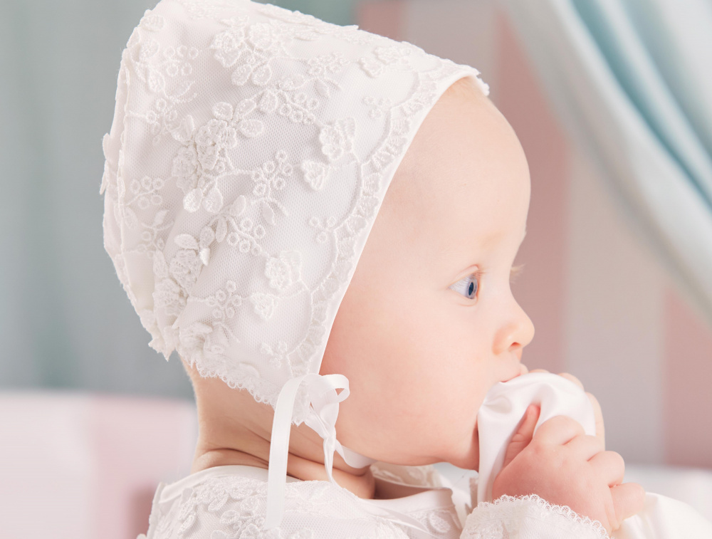 Hovedbilde Dåpskjole med Lue  ( 086090)