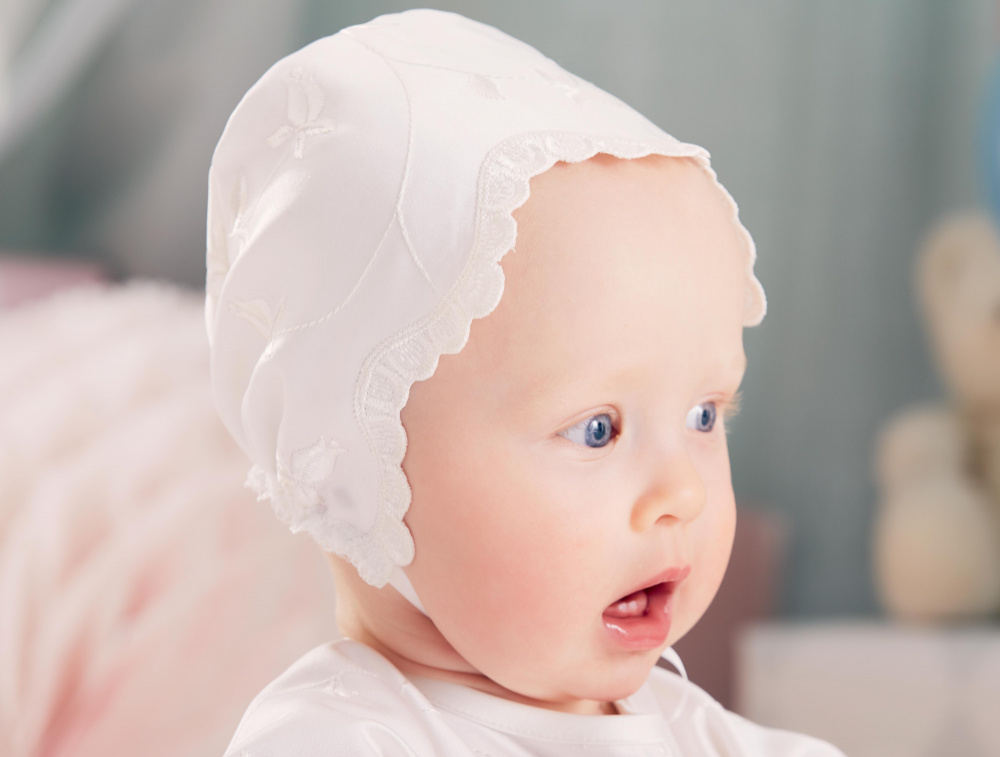 Hovedbilde Dåpskjole  med lue (086093)