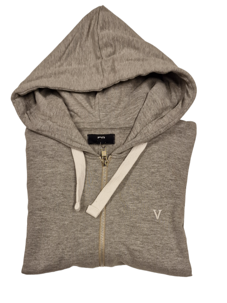 Hovedbilde 5 States Hettejakke med flosset innside. Lys Grå 