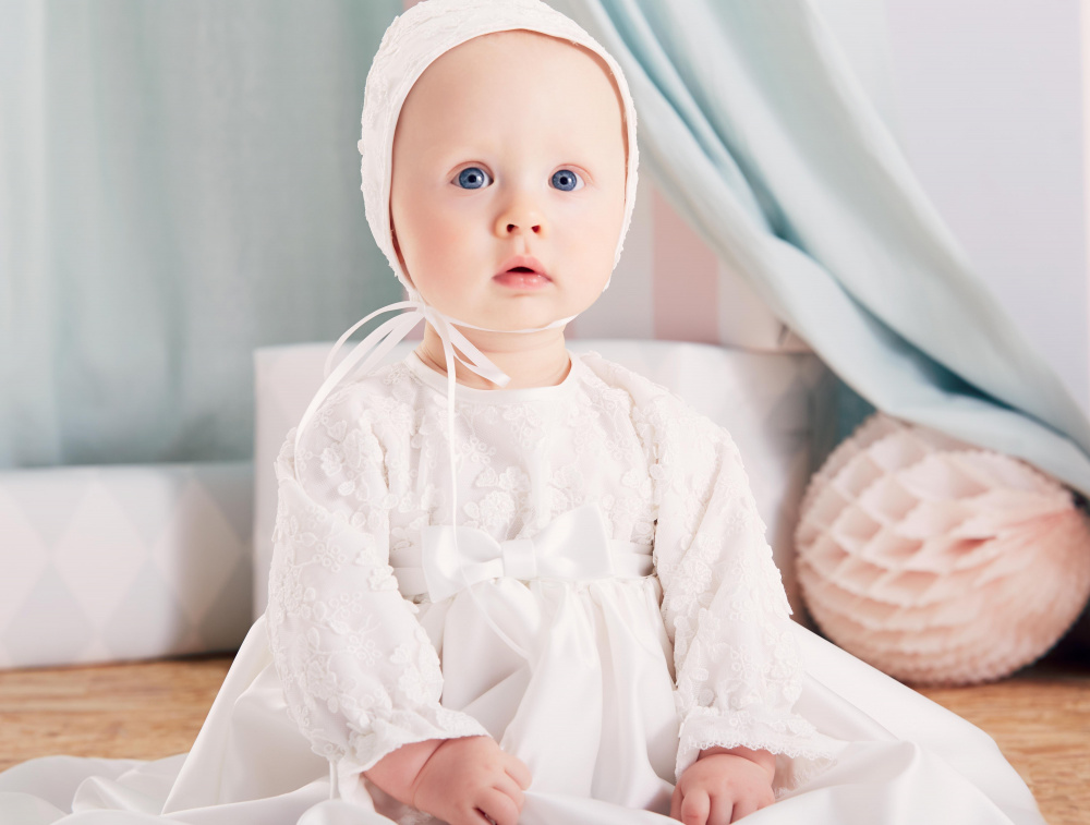 Hovedbilde Dåpskjole med Lue  ( 086090)