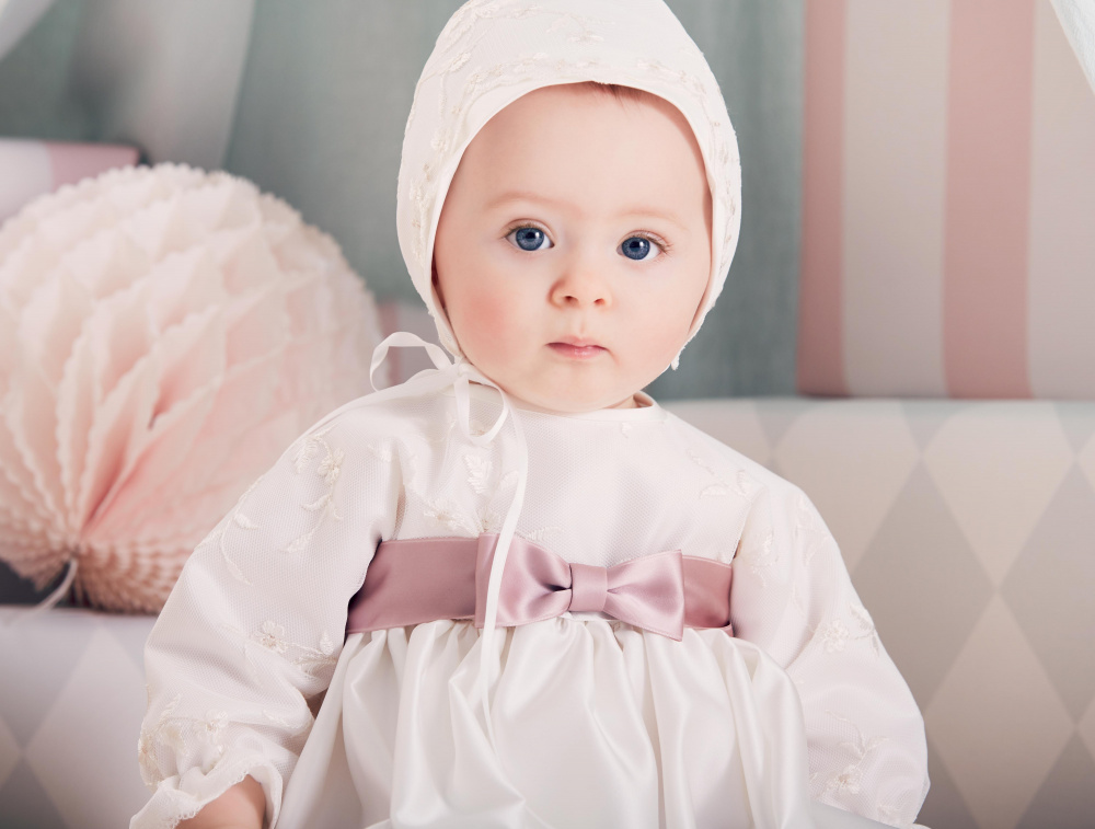 Hovedbilde Dåpskjole med lue (086095)