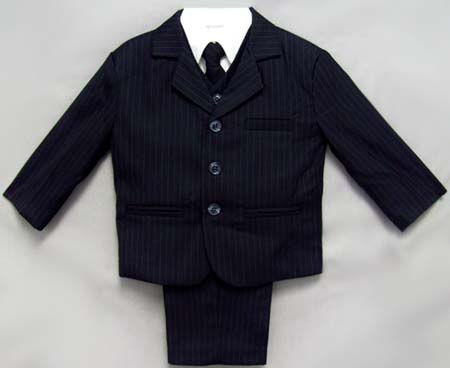 Hovedbilde Dress i farge marine,stripet  fra str 74-92